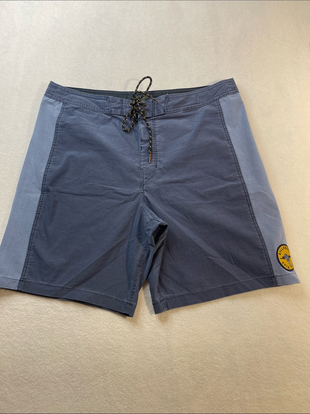 Billabong Two-Tone Navy and Slate Blue Board Shorts VINTAGE MENS SIZE 34